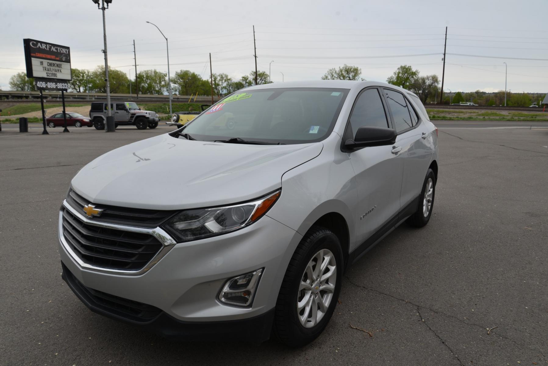 2018 Silver /Gray Chevrolet Equinox LS AWD (2GNAXREV3J6) with an 1.5L Turbo 4 cylinder engine, 6 speed automatic transmission, located at 4562 State Avenue, Billings, MT, 59101, (406) 896-9833, 45.769516, -108.526772 - 2018 Chevrolet Equinox AWD - One owner - Low miles! 1.5 Turbo 4cylinder engine - 6 speed automatic transmission - All wheel drive - LS package - 63,527 miles - One owner! LS package - air conditioning - tilt and telescoping steering wheel - cruise control - touchscreen blue tooth audio - steer - Photo #8